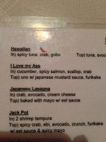 Sumo Sushi Ii menu