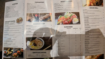 Yoji Sushi menu