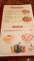 Sawadee Thai menu