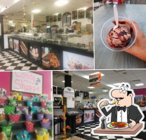 The Burger Shop and The Ice Cream Shoppe food