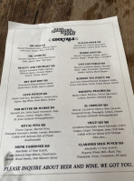 The Honey Well menu