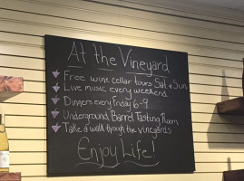 Blue Ridge Vineyard Winery outside