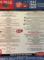 The Fat Crab Cafe menu