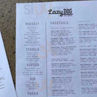 Lazy Dog Restaurant Bar menu