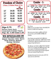 Canadian Pizza Unlimited Innisfail food