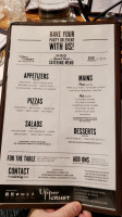 The Upper Crust menu