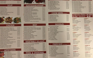 Yummy Chow Chinese Restaurant menu