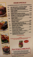 Thai Original B B Q menu