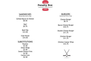Penalty Box Canteen inside