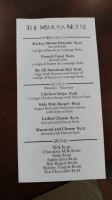Mimosa House menu