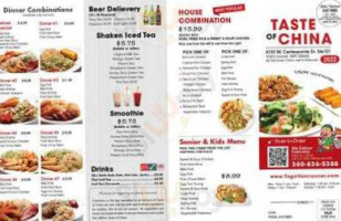 Taste Of Asia menu