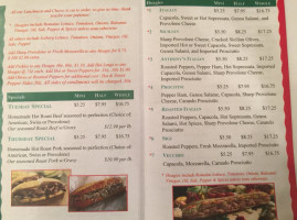 Sicilian Deli menu