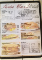 Twin Castle menu