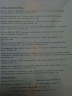 Chop's Wine Bar menu