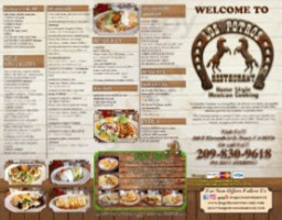 Los Potros Mexican menu