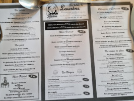 La Table De Laurene menu