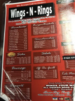 Wings-n-rings menu