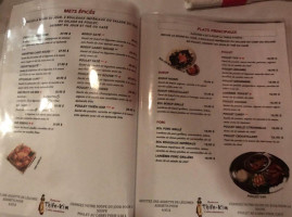 Restaurant Thien Kim 2002 menu