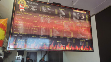 Tu Taco Taco Shop menu