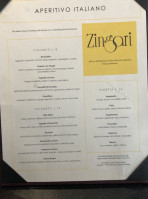 Zingari Ristorante + Jazz Bar menu