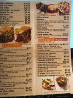 Tacos El Rey menu