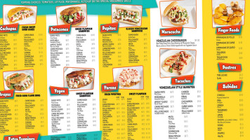 Tu Cachapa menu