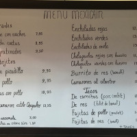 Restaurant-Cafe Le Petit Mexicain menu