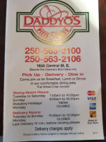 Daddyo's Pizza & Ribs food