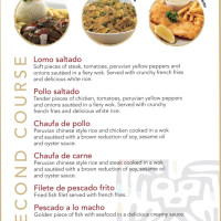 Peruvian Fusion Cuisine food