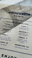 Bluestone Lane Hoboken Café menu