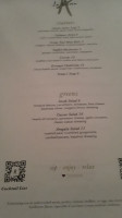 Avanti menu