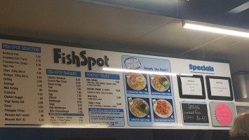 Fish Spot menu