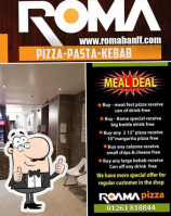 Roma Pizza menu