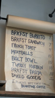 Bolt menu