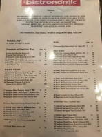 Bistronomic menu