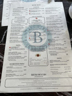 Boudin Bakery Cafe menu