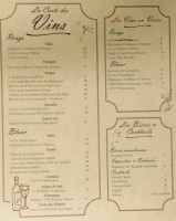 Restaurant La Couvee menu