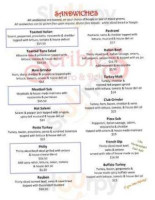 Scribles Bistro Deli menu