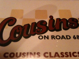 Cousins' And Lounge food