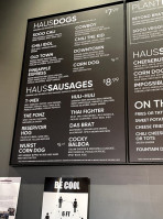 Dog Haus menu