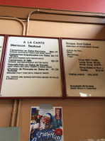 Las Tinajas menu