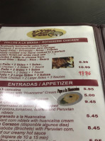 La Villa De Don Pollo menu