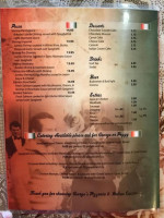 George's Pizzeria menu