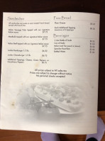 Lalli's Pizza menu