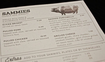 Iron Pig Alehouse menu