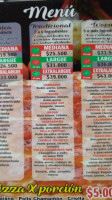 Ragazza PizzerÍa Ristourant menu