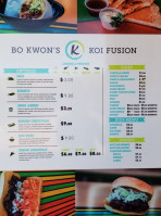 Koi Fusion Bethany Village food