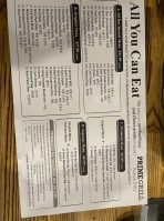 Prime Grill Korean Bbq menu