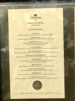 Pinto Garden menu