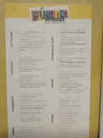 Publico Urban Taqueria menu